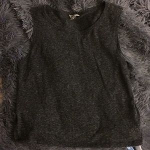 Dark grey tank top